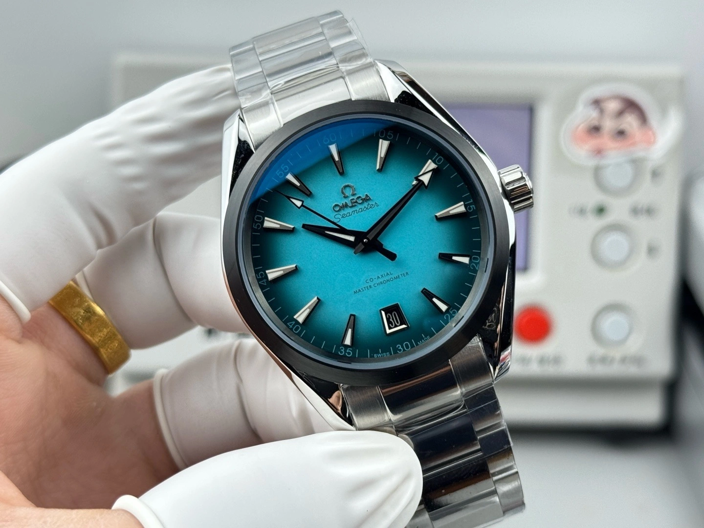 CBD Factory Omega Seamaster Aqua Terra 150M 41mm Gradient Turquoise Dial (220.10.41.21.03.006) 1:1 Super Clone – DD8900 Movement Bold 236